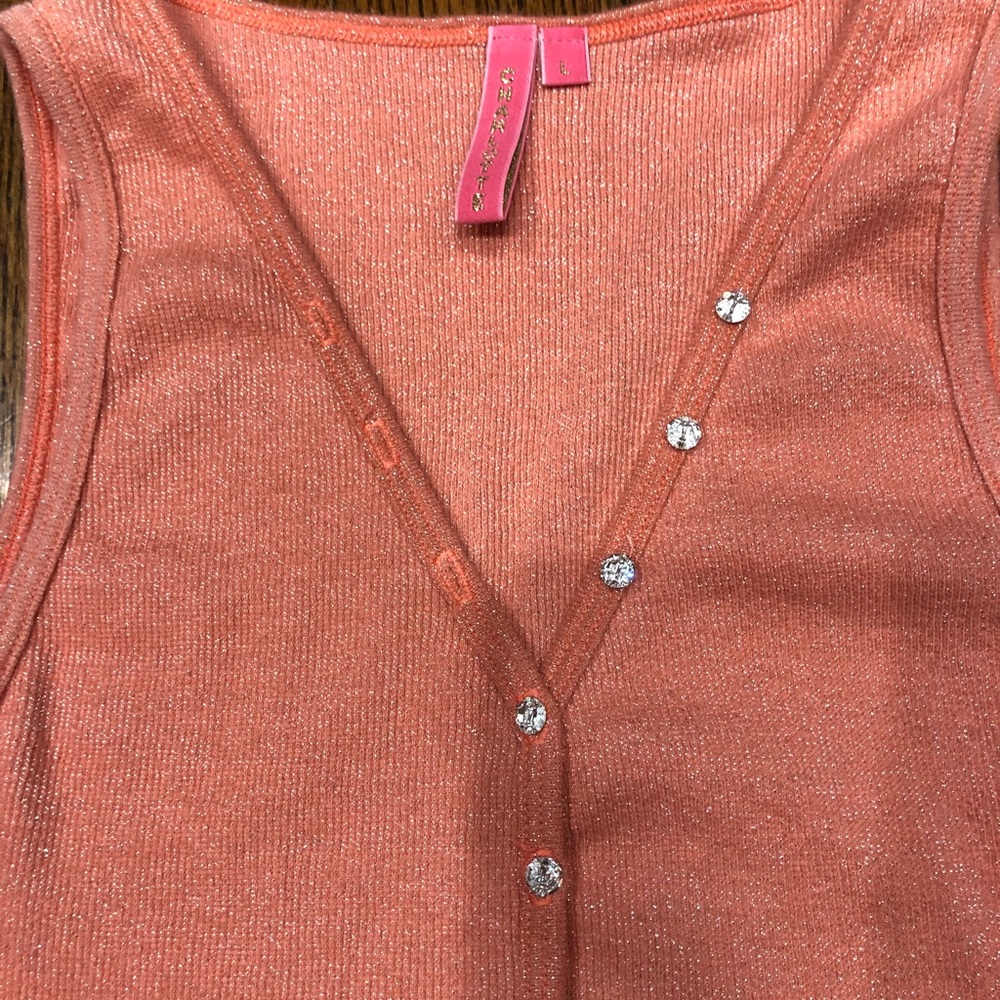 Charlotte Tarantula Rhinestone Tank Top - Picture 2 of 6